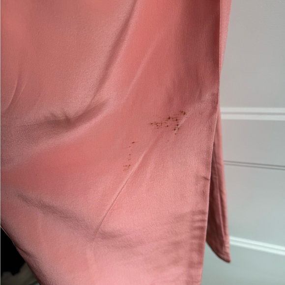 Salmon pink & silver custom shalwar kameez - Picture 11 of 12